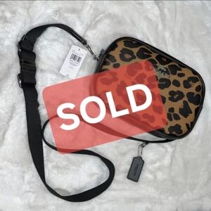 NEW Coach Cheetah Crossbody